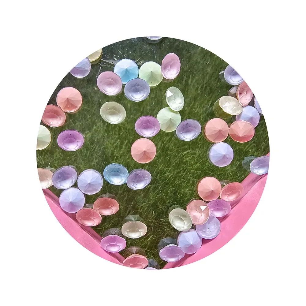 3D Transparent Love Heart Charm for Nail Art Decoration Clear Resin Nail Charms Rhinestone Jewelry for Manicure Accessories