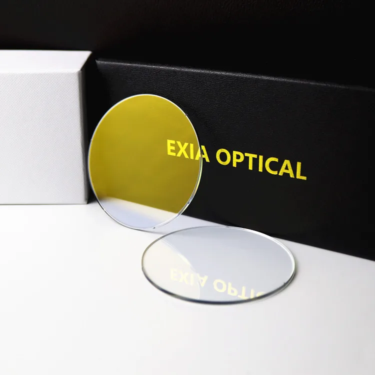 Фотохромные Коричневые Линзы EXIA X11 1 56 SHMC Flash Mirror K Gold Base Curve 0