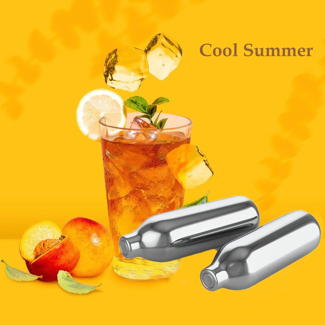 Manufacturers Wholesale Food Grade 8g 12g N2 Nitrogen Co2 Small Gas Cylinder