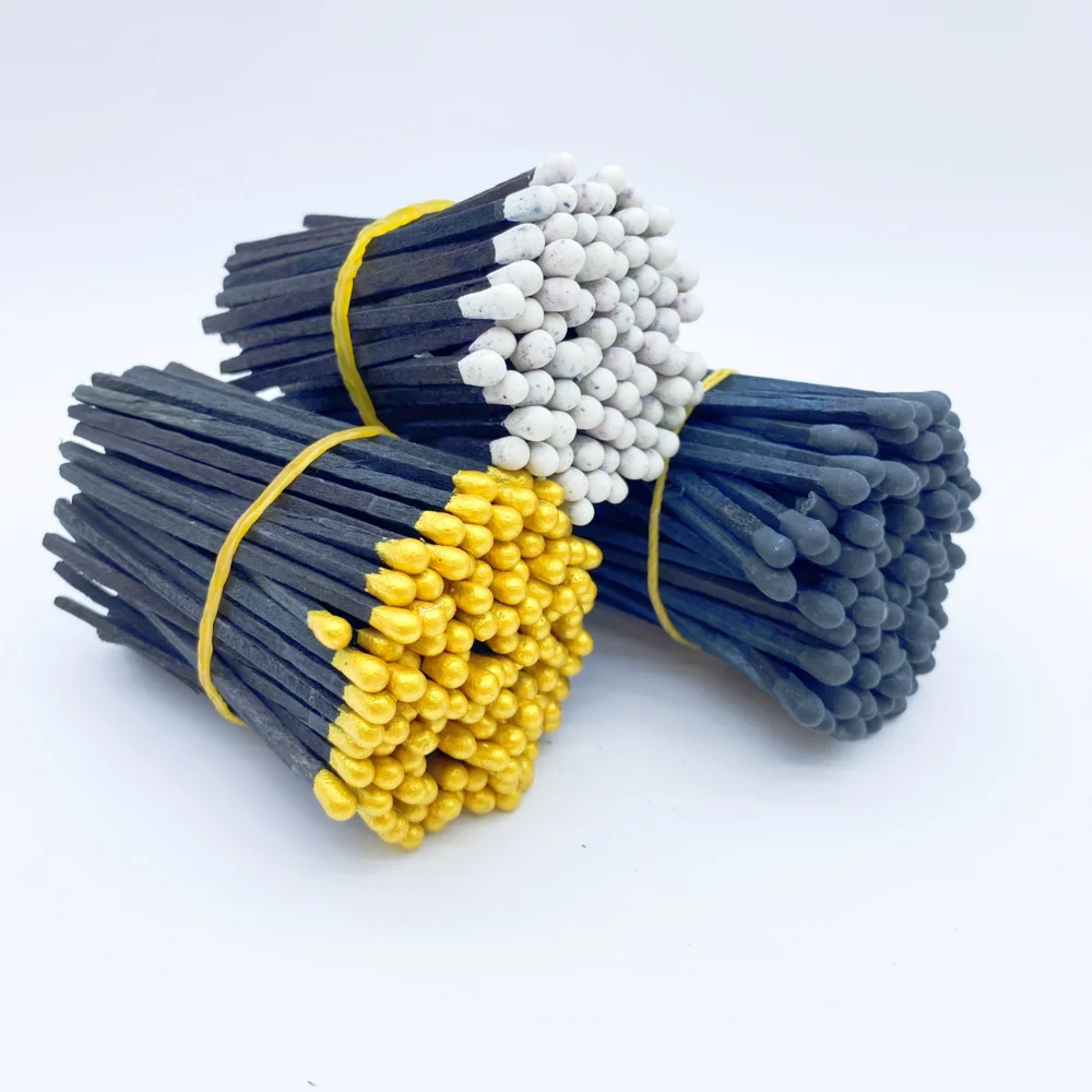 Factory Price safe Windproof matches accept custom sized colorful matches Bulk match sticks