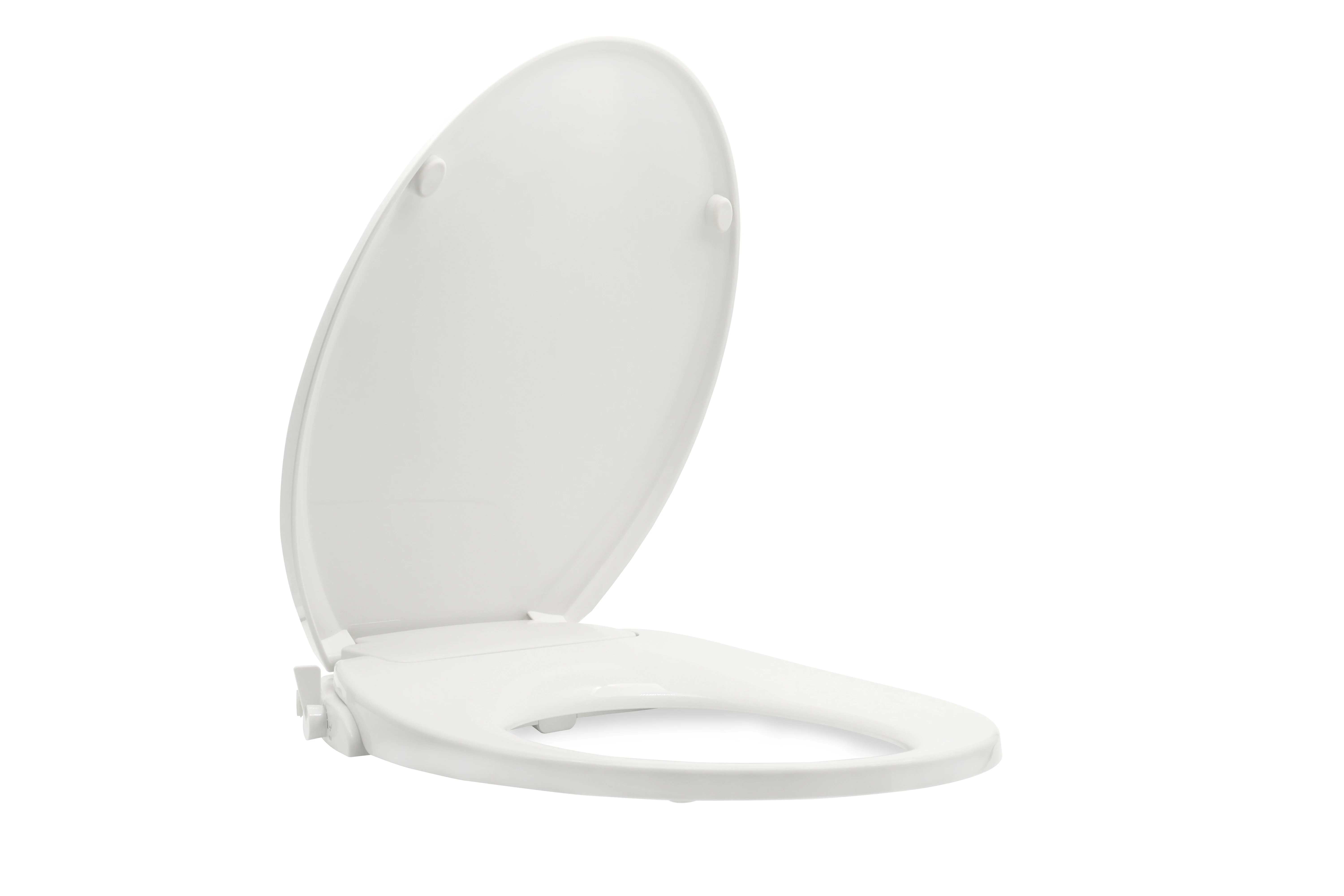 Non-Electric Female Washing Smart Bidet toilet seat with self-cleaning Dual Nozzle System for Elongated Toilets