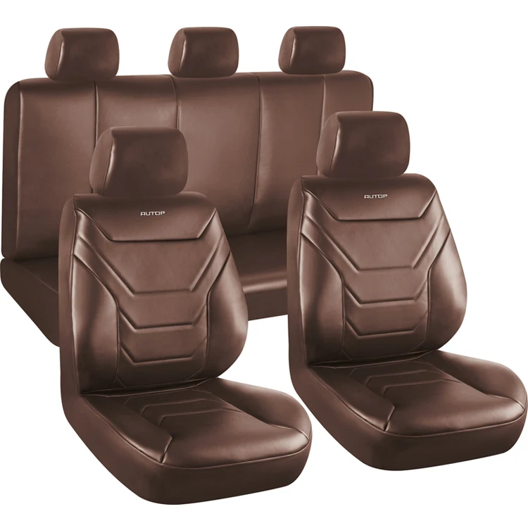Fashion hot sale easy-to-clean PU leather luxury universal car seat cover