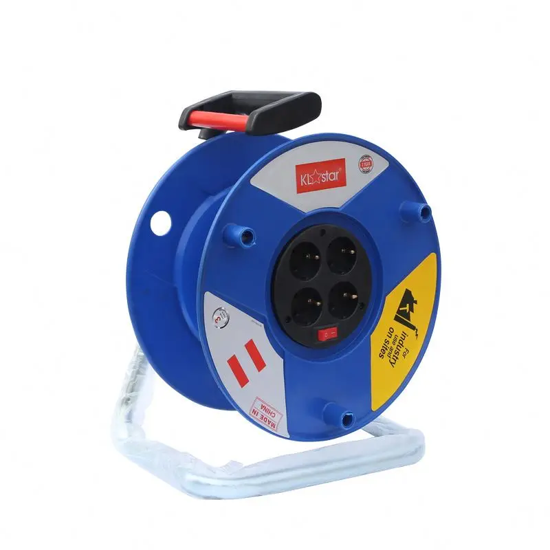 EU кабельная катушка индивидуальная длина удлинительная катушка электрическая выдвижная кабельная катушка