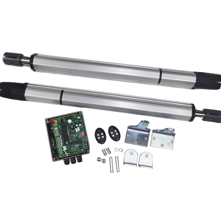 DC12/24V motor with limit switch or stopper 200KG*2 control automatic swing gate opener for Villa /Farm gate