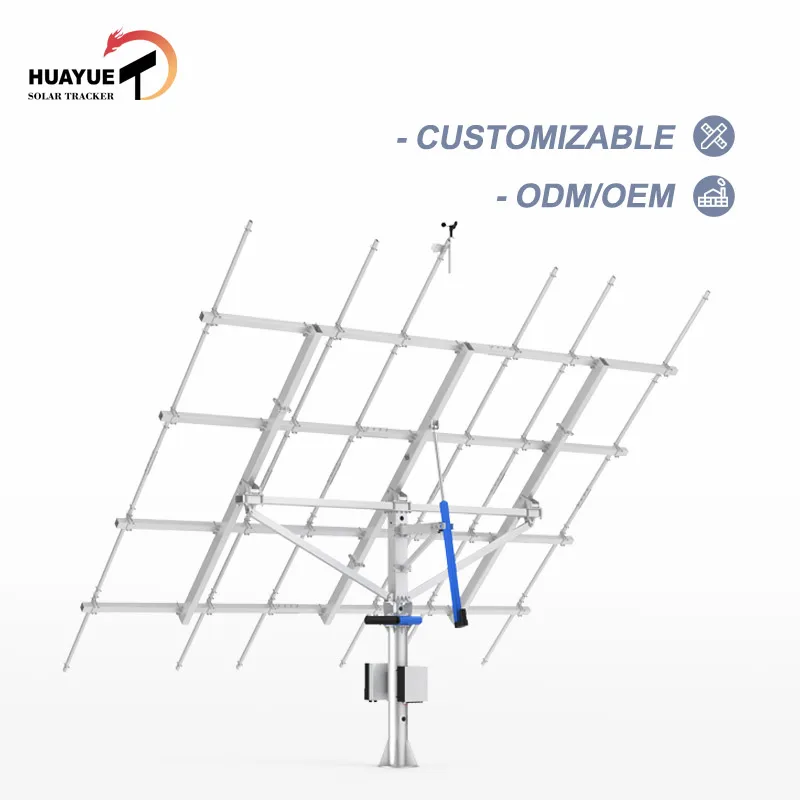8kw HYS-15PV-78-LSD Reasonable Design Controller Solar Tracker Dual Axis Slewing Drive Auto