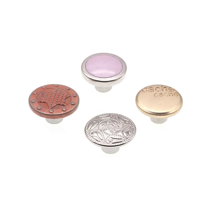 Cheap Price Custom Made LOGO Metal 15mm Hollow Jeans Buttons Rivet For Jeanswear