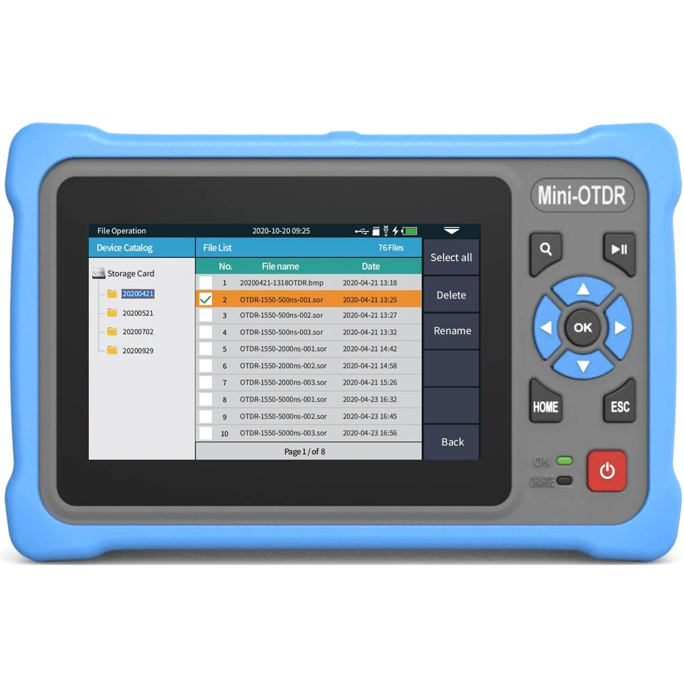 OTDR Reflectometer with Multi Functions OPM OLS VFL Auto Event Map RJ45 Cable Tester Expert Testing SC FC Connectors