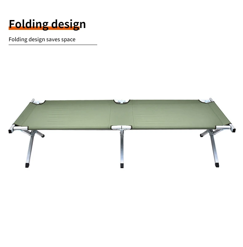 Marching bed outdoor leisure lunch break folding bed hospital nursing bed disaster relief emergency camping