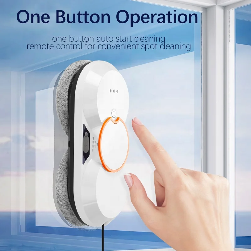 Automatic Water Spray Window Cleaning Robot Household Robot Clean Machine Window Electric Window Cleaners for High building