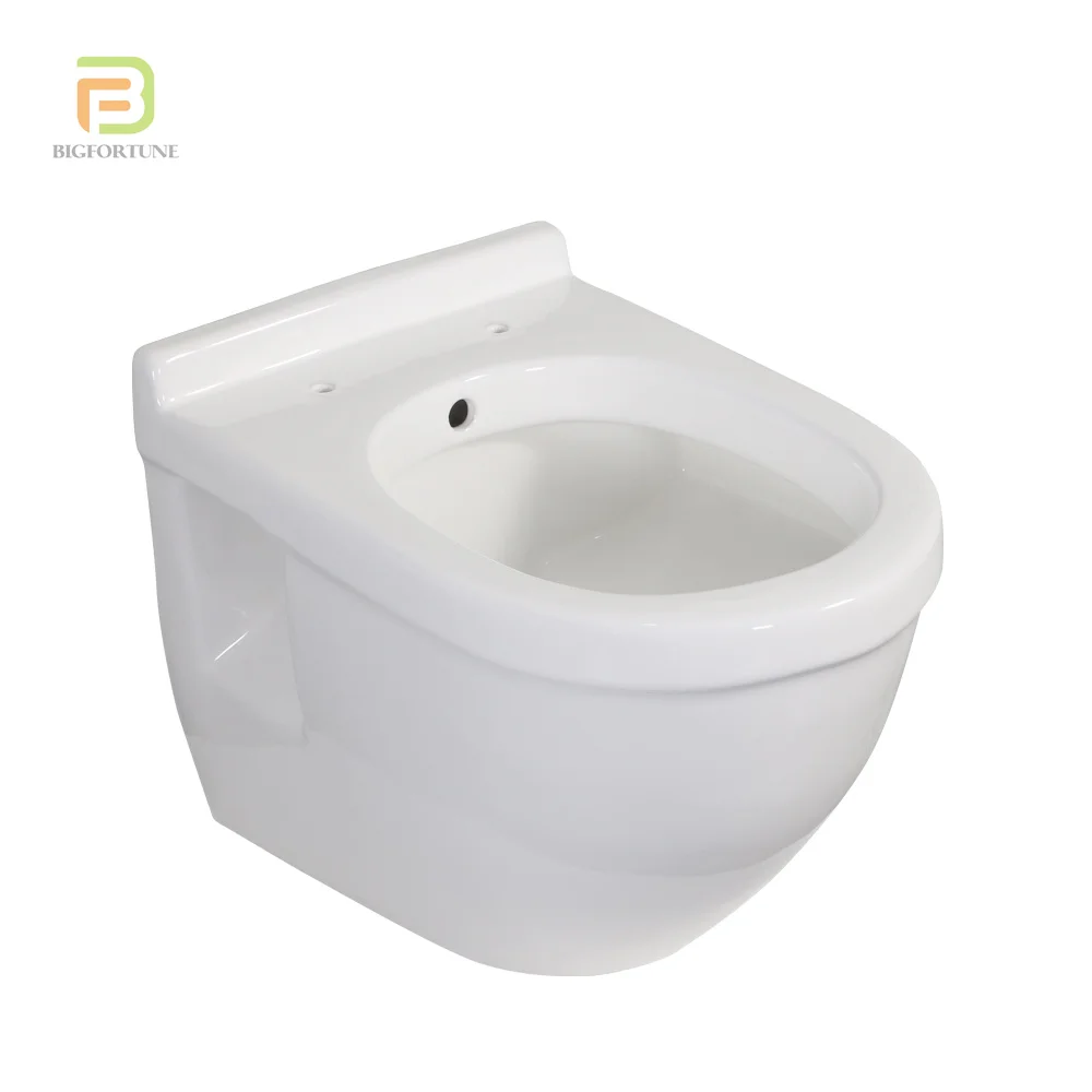Chaozhou Wall Mounted Toilet Ceramic Sanitary Ware P-trap Washdown Wall-Hung Toilet With Concealed Tank
