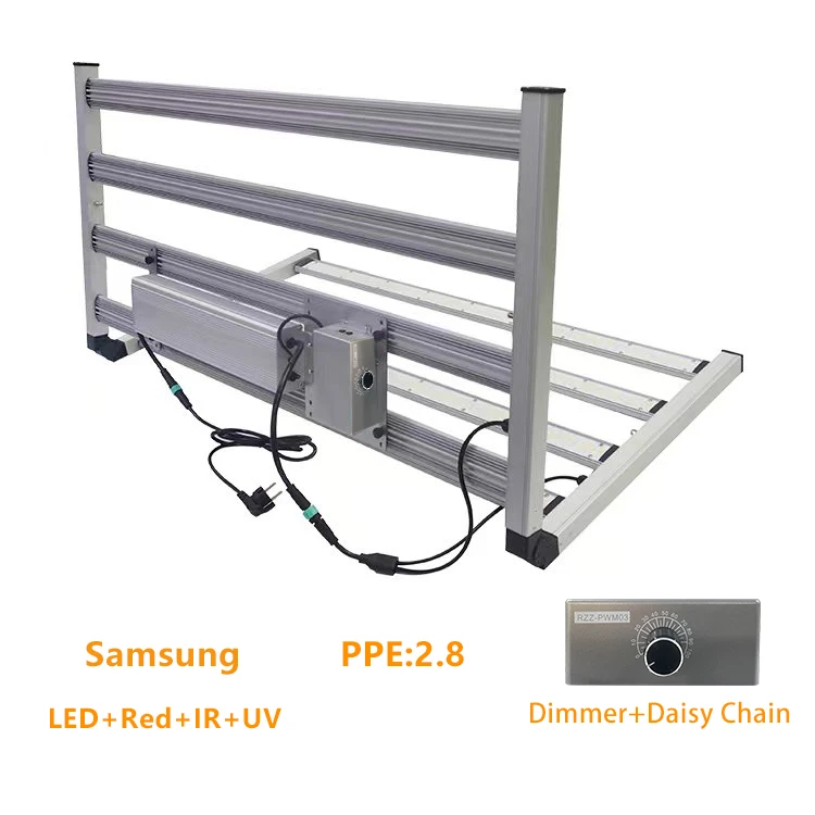Samsung LM301H/LM281B 800W Full Spectrum LED Grow Lamp High PPFD for Plant and Bloom with 3000K Color Temperature IP65