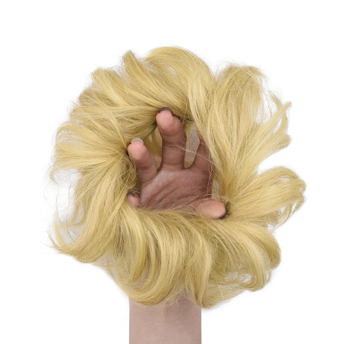 Оптовая продажа, человеческие волосы, пучки, вьющиеся волосы, шиньон, эластичные человеческие волосы, волнистые волосы для женщин