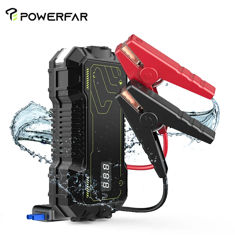 Powerfar 10000 мАч пиковый ток 1000A автомобильный Перемычка аккумуляторная батарея стартер бустер аккумулятор