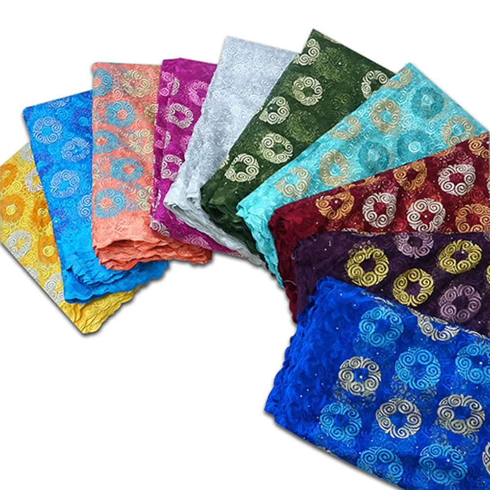 High quality  Nigerian Fabrics french lace 2019 Fashion lace african style Swiss voile lace fabric for wedding dress  SH16