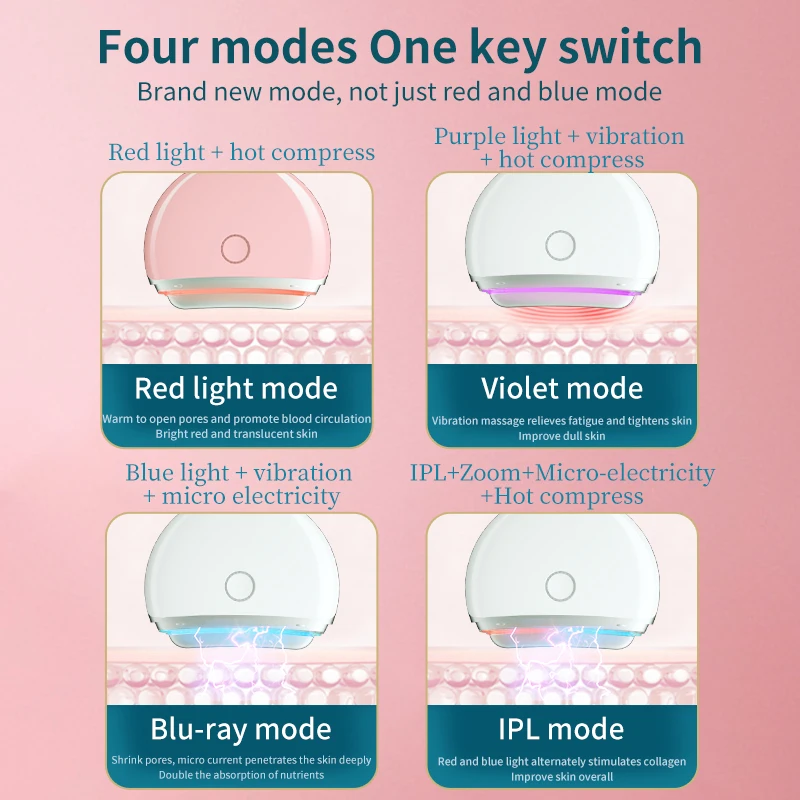 Best Selling Products 2023 Neck Face Beauty Device Rf Ems Led Anti-wrinkle Anti-aging Electric Microcurrent Face Massage Lifting