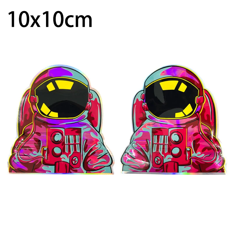 Printed Smell Proof Aluminum Foil Special Shapes 3.5 Die Cut Out Edible Gummies Ziplock Plastic Packaging Custom Shape Mylar Bag