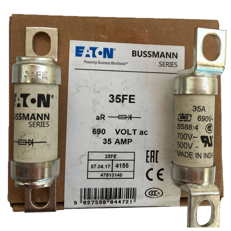 BS:88 BUSSMANN Fuse 690V 35A 40A 50A 63A 71A 80A 90A 100A  35FE 40FE 45FE 50FE 63FE 71FE 80FE 90FE 100FE