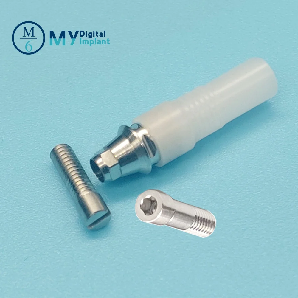 in stock pre-milled interface  hex  connection Cr Co  castable  abutment for Megagen  EZ Plu implant   C048