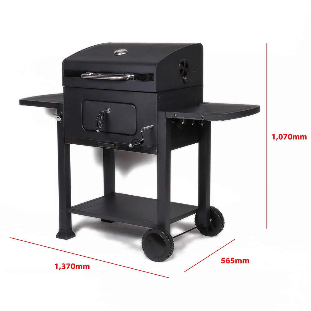 KEYO Горячая продажа 24 дюймов черный роскошный немецкий открытый сад уголь барбекю грили