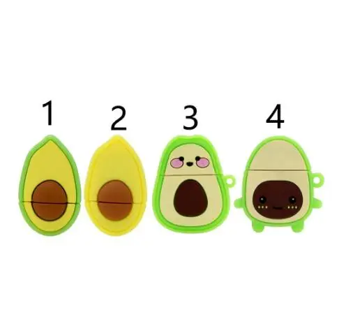 Cartoon Avocado USB Flash Drive 2.0 1GB 2GB 4GB 8GB PVC Pen Drive 3.0 Pear Fruit 64gb 32gb 16gb  Usb Memory Stick