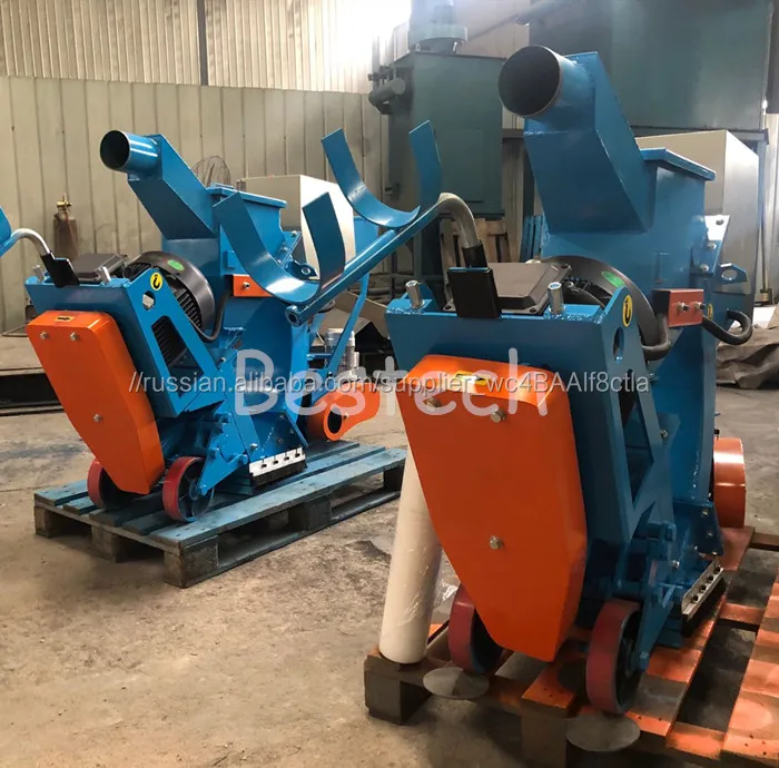 Steel plate shot blast cleaning machine/Mobile road sand blasting machine