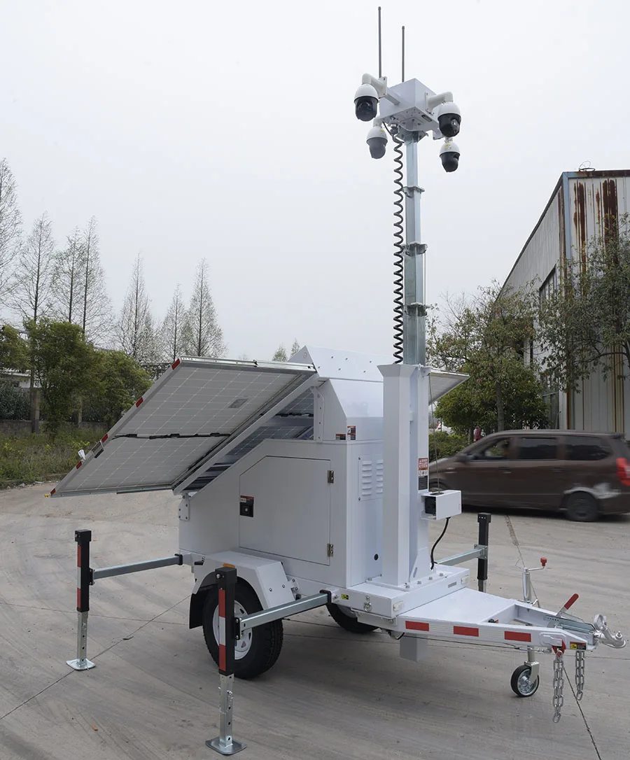 Univ surveillance solar energy system trailer CE