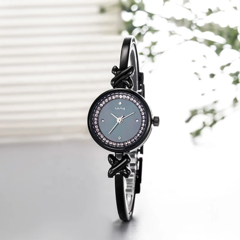 Raymons WY-022 most buyer cheap price 3ATM waterproof ladies slim stainless steel strap bracelet wrist watch women with diamond