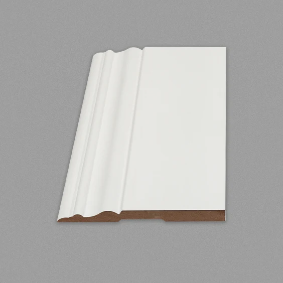 Free Sample Painting Cover Moulding Radiata Pine Baseboard For Apartment