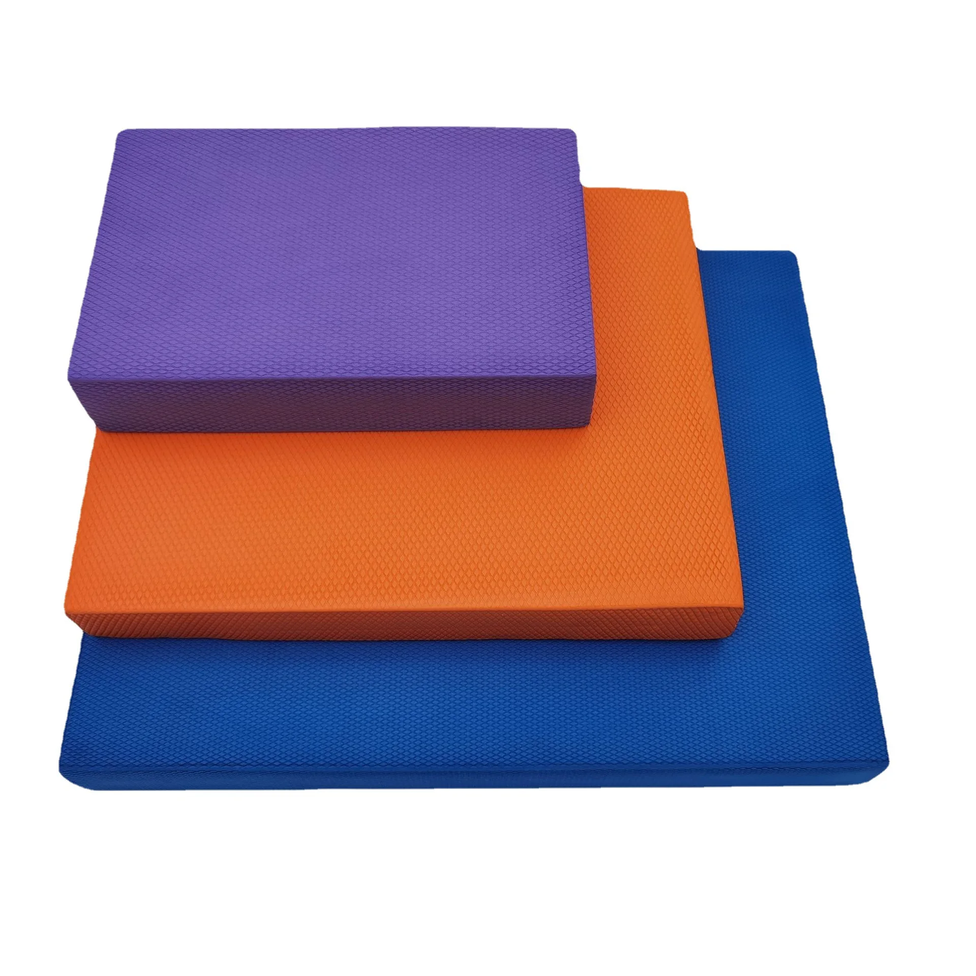 Anti slip waterproof easy cleaning Eco friendly customized color cushion TPE balance pad