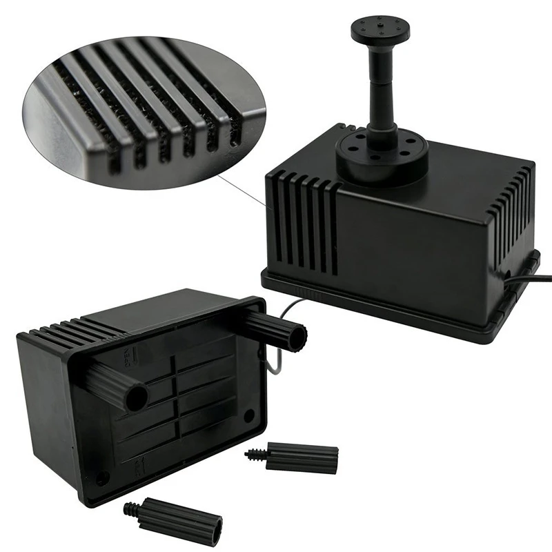 Fountain Pump with 7V/1.5W Solar Panel for Garden Outdoor Water Featuring DC Submersible Pump