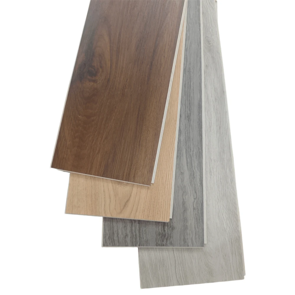 Spc Flooring Waterproof Zero Formaldehyde Ecofriendly German Technology Low Price 0.3mm-0.5mm Wearlayer IXPE EVA  Spc Flooring