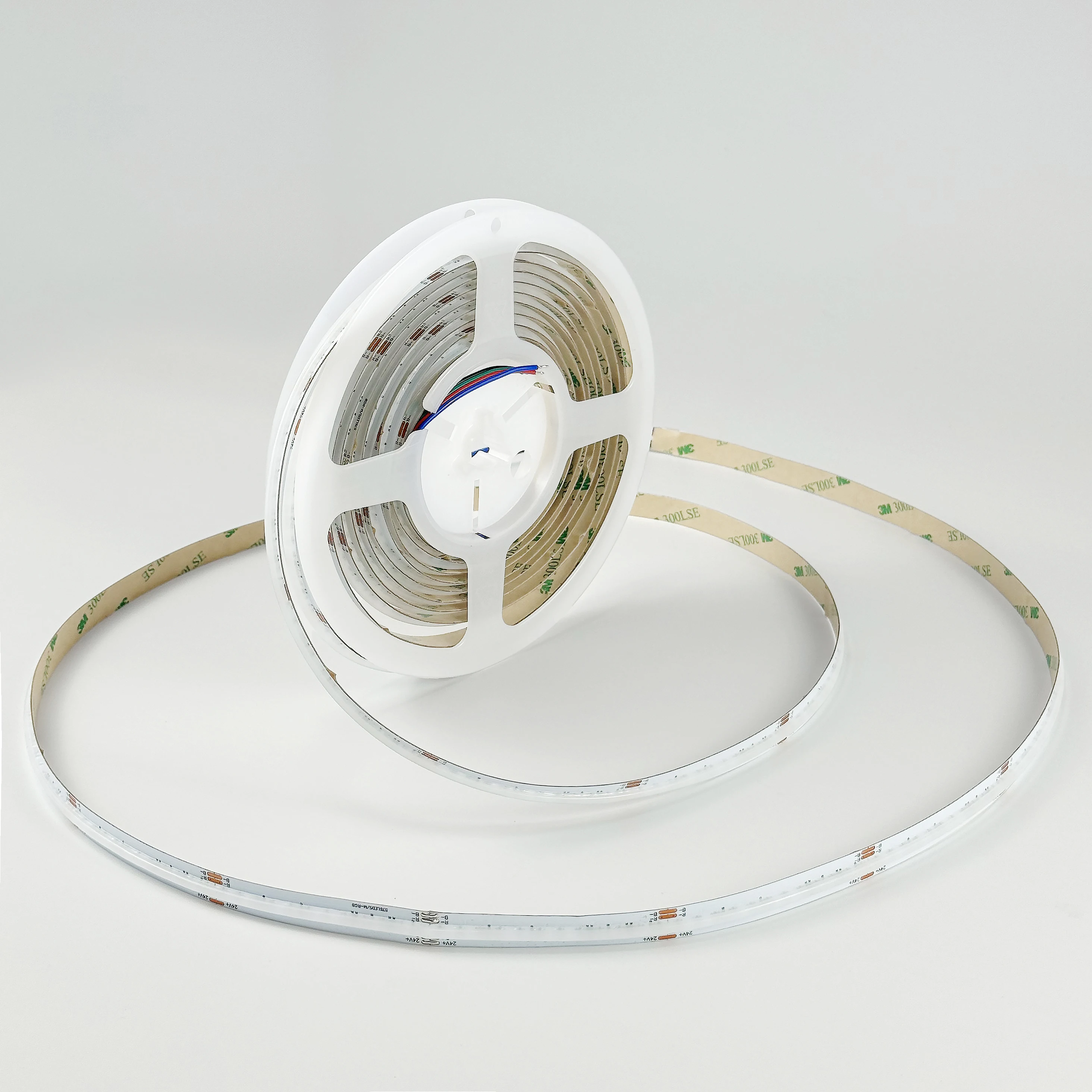 High Brightness Flexibility Rgb Cob Led Strip Light 10-14W 576Leds/M Flexible 12V 24V Rgb 8mm 10mm Cob Led Strip