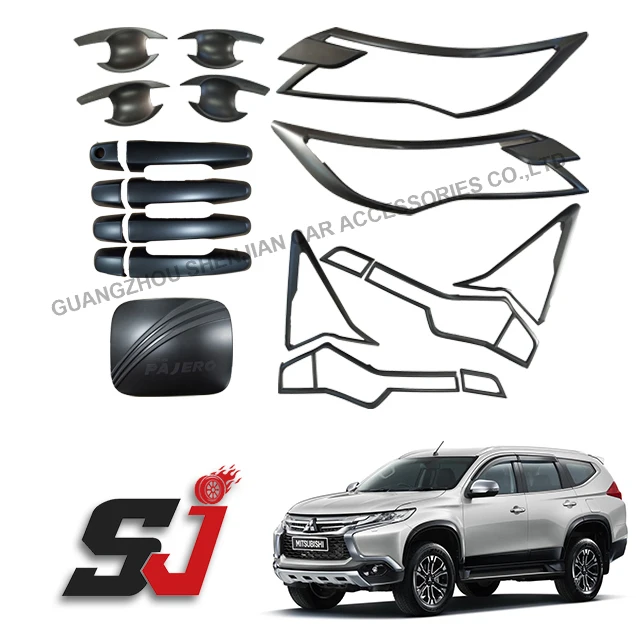 Factory Auto Spare Parts Accessories Head Tail Light Cover Car Door Handle Bowl Body Kits Suitable for 2020-2021 Monerto Pajero