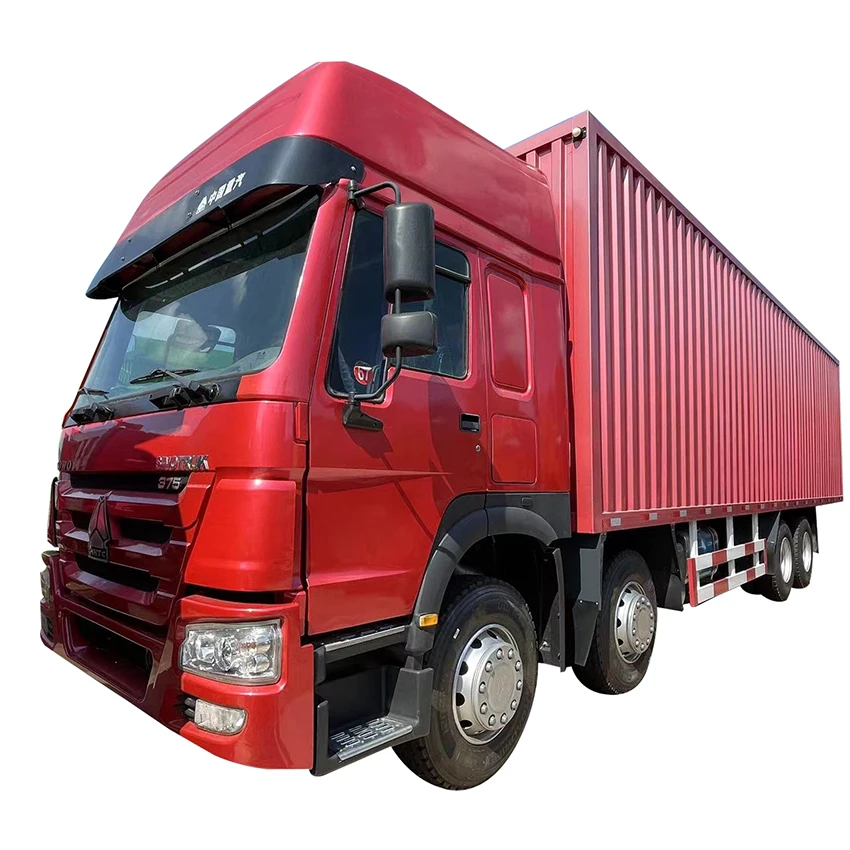 SINOTRUK Used Howo 8x4 Diesel Electric Cargo Truck Manual Transmission Weichai Engine Euro 2 Emission 50T Left Construction