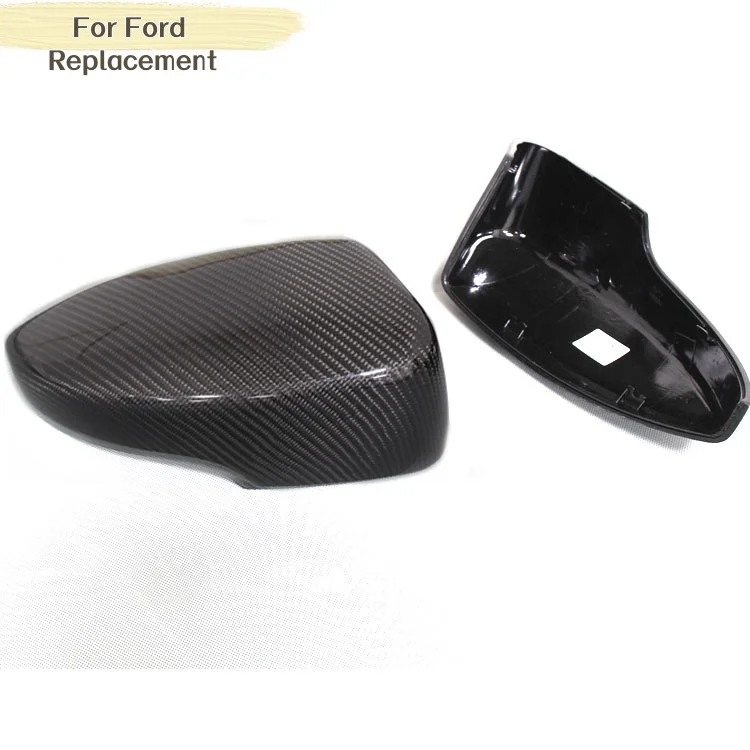 MRD M Style Mirror Caps for Ford KUGA Replacing Mirror Cover Clip-on Carbon fiber For Replacement.