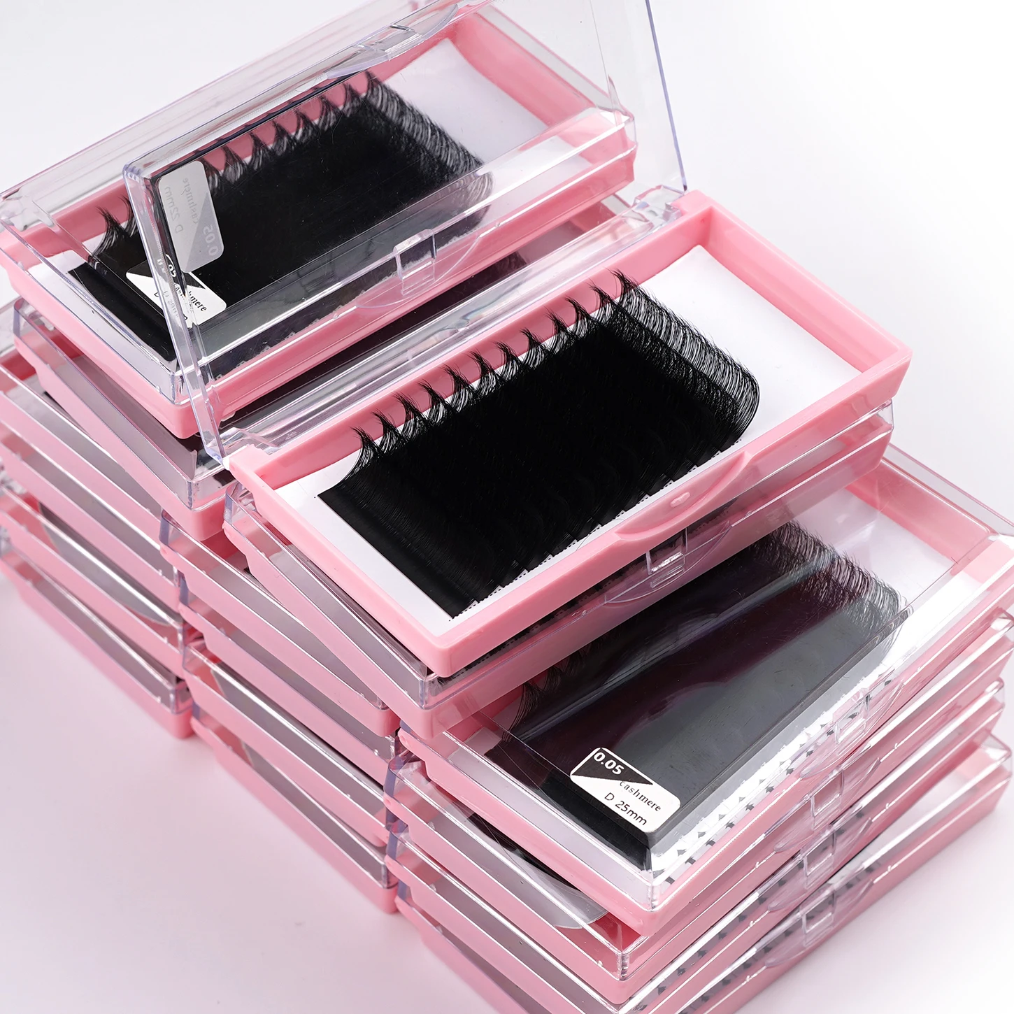 Factory Price Korean PBT Silk Volume Ultra Black Lash Extensions Natural Bulk Easy Fan Eyelash Extension