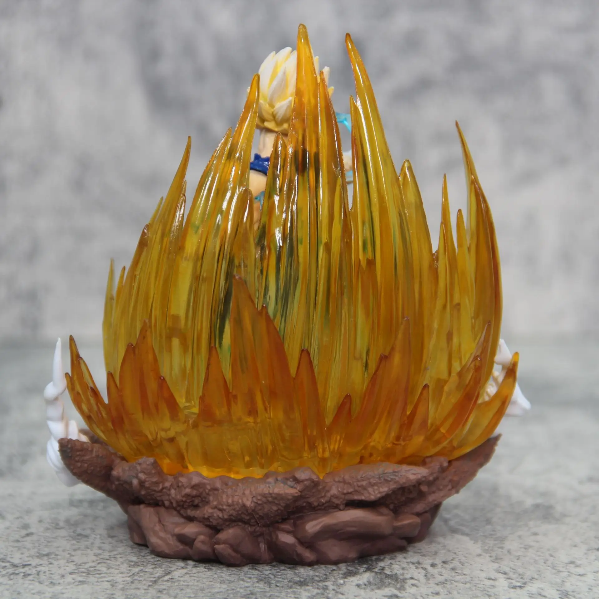 14.5cm Demonized Vegeta Buu Resonance Glowing PVC Boxed Model doll Luminous Statue Dragon Balls Anime Action Figures