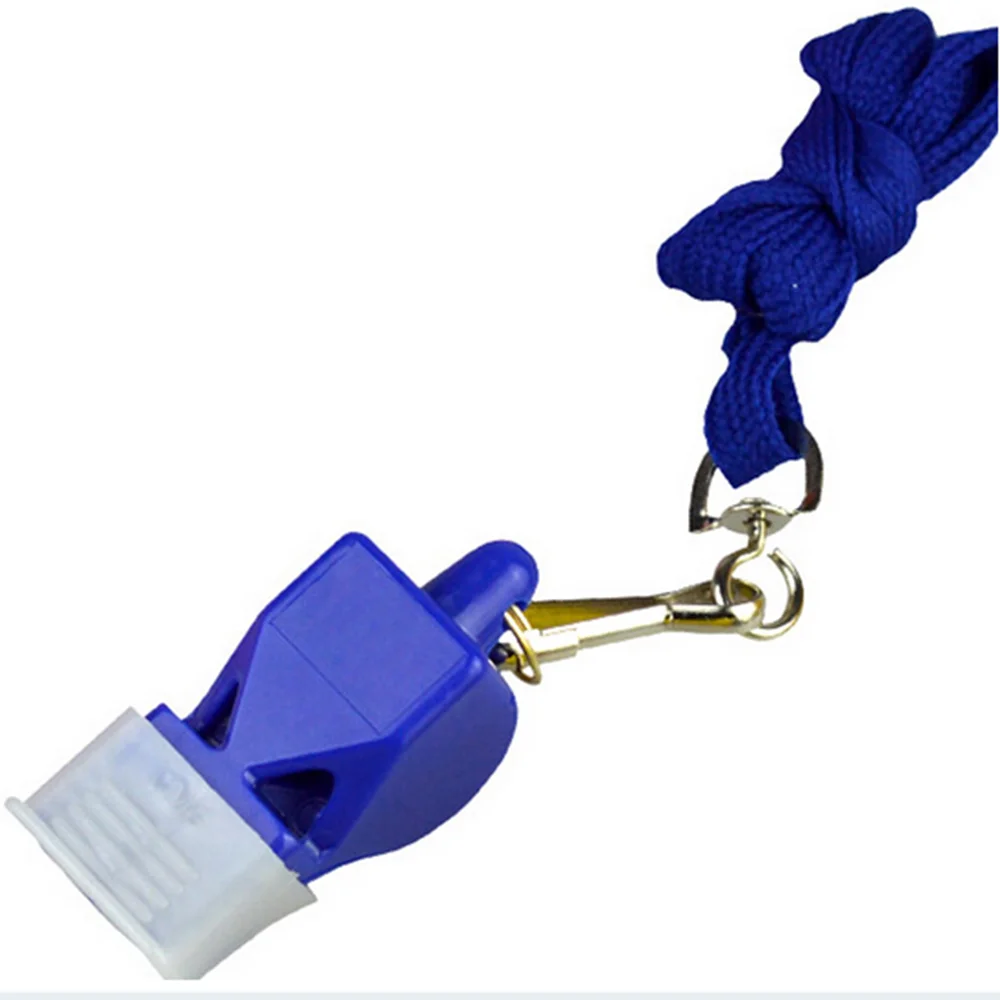 Emergency Survival Kids Toys ABS Material Sports Training Safety FOX Whistles with Lanyard