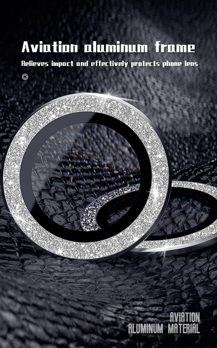  BlingBling Защитная пленка для объектива камеры 9H с алмазным покрытием против царапин iPhone 11