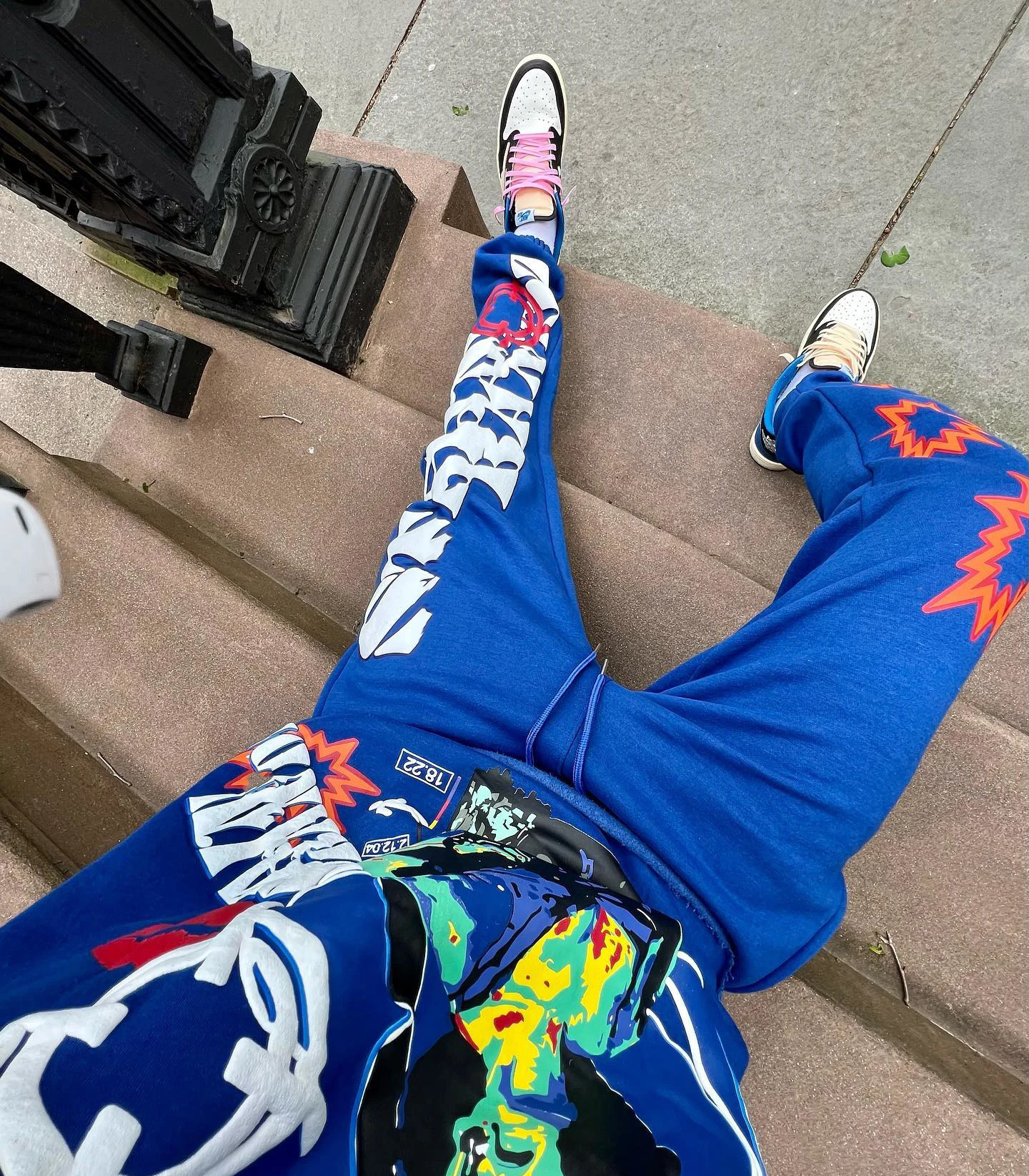 Custom 3D Puff Printing Tracksuit Cotton French Terry Raw Hem Hooded Track Pants Sportswear Sweatpants and Hoodie Jogger Set