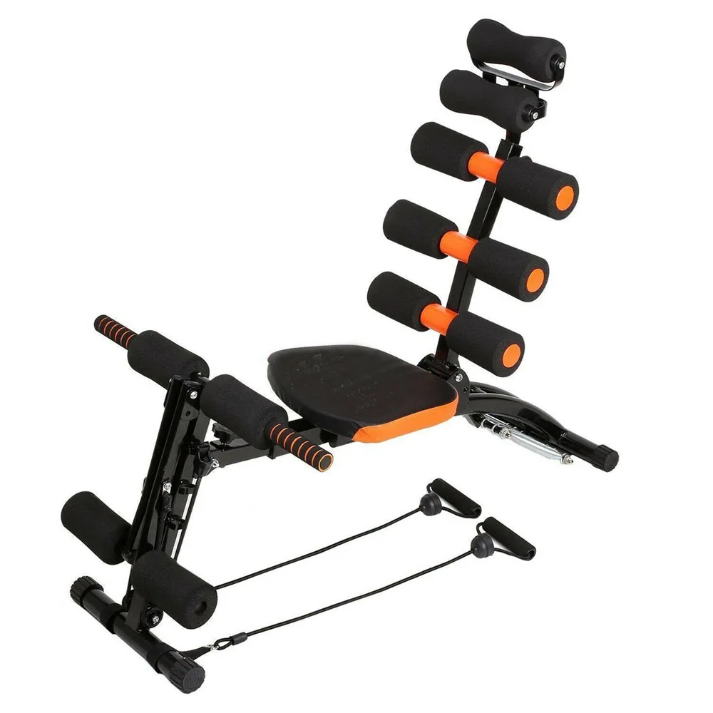 Abdominal Crunches Machine Rocket Chair 6 Way Trainer Gym Exercise Workout Sit Up