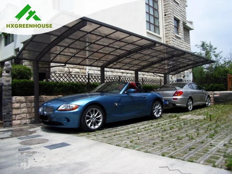 Wooden outdoor garden storage shed new innvoate metal car garage tents widely used for car parking (HX111)