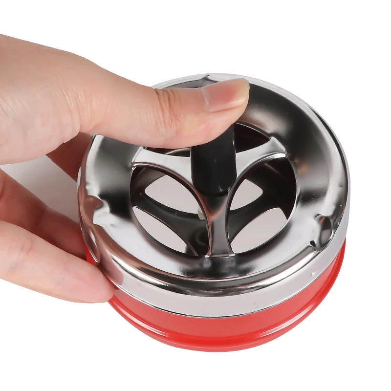 Futeng Press Ashtray Outdoor Windproof Wholesale Car ashtray With Lid Portable Custom logo Ashtray for Smoke accessories