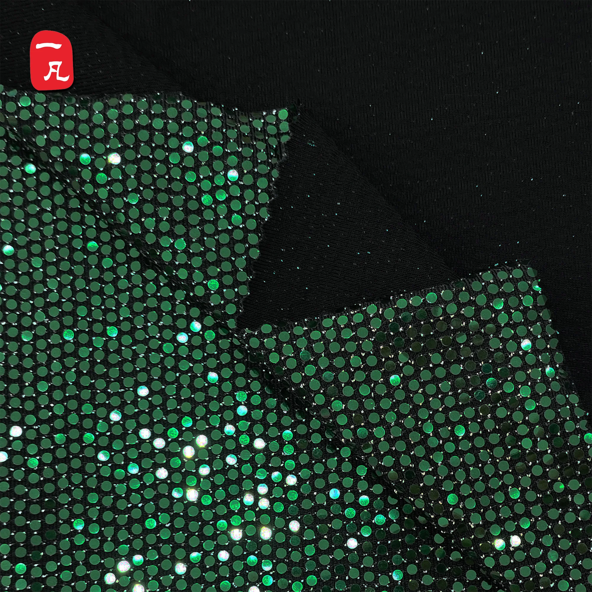 Glitter Sequin Lurex Nylon Stretch Bronzed Fabric for Stage costume Catwalk clothes Swimwear 220gsm 230gsm