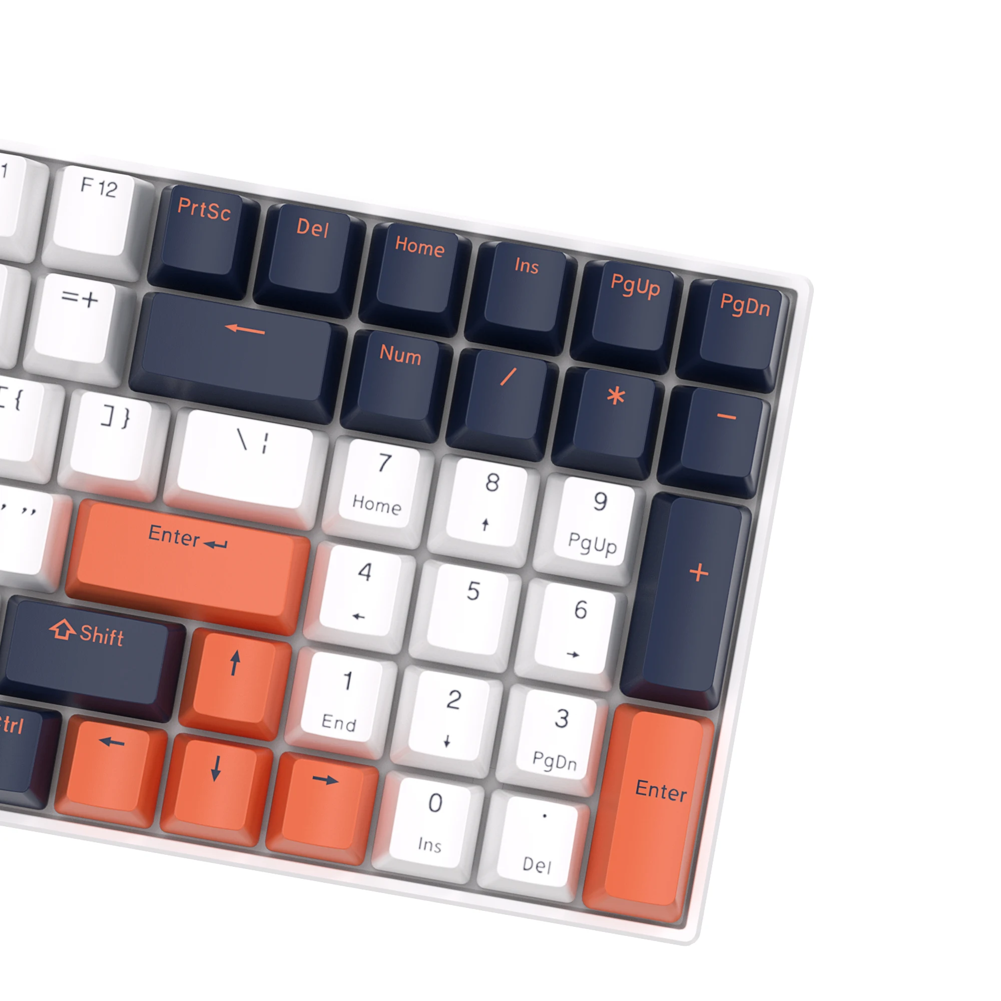 Royal Kludge RK100 colored computer wireless keyboards rgb ergonomic mini clavier gamer usb hot swap mechanical keyboard