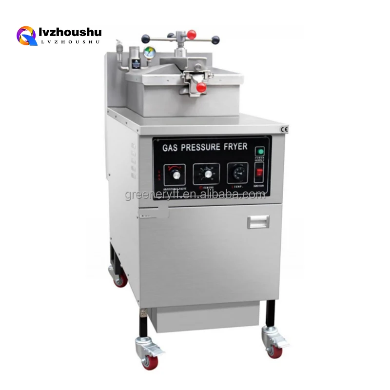 Good Quality Commercial Propane 2 Basket Deep Fryer For Gas With Hood Electric Professional Burner With Timer Oil Filter System