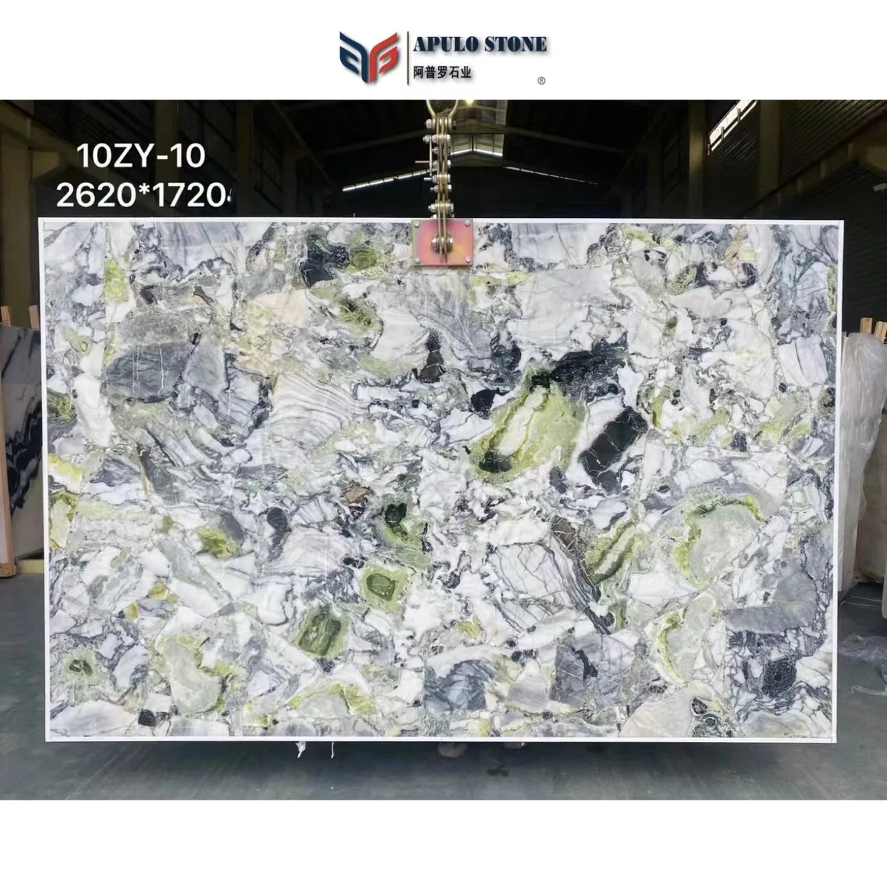 Marble Tiles Table Wall New Arrival Luxury Chinese Ice Cold Emerald Green Modern Villa Polished Calcite 3 Years Ice Jade CN;GUA