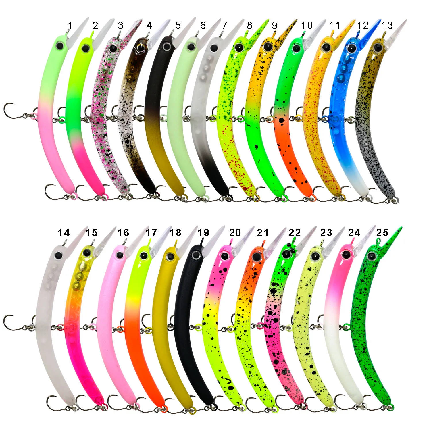 Factory Hard Plastic Minnow 65mm/4.3g 3.6g 3.0g 2.7g Artificial Wobbler Fishing Lure OEM ABS Sinking Minnow Wholesale Hard Bait