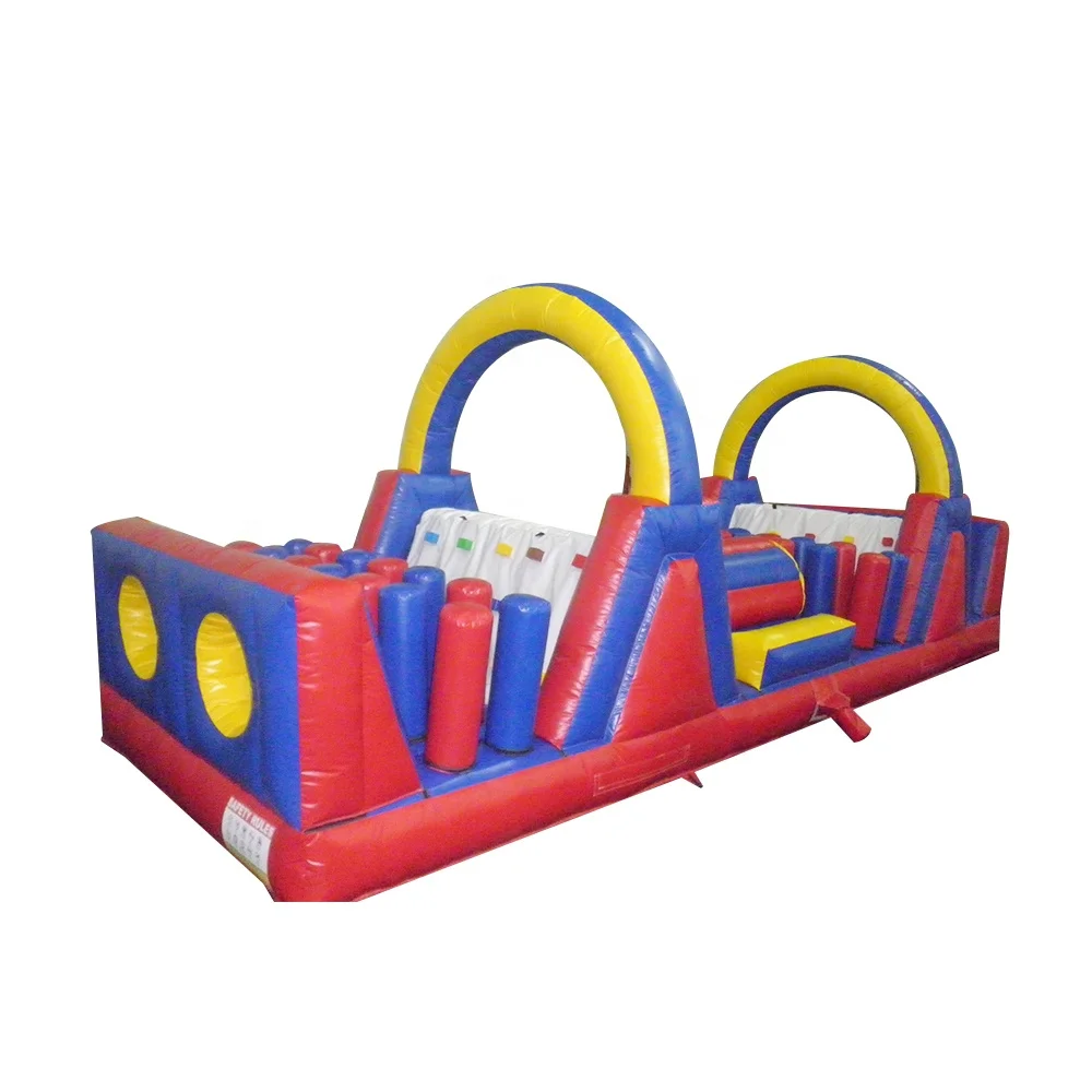 outdoor High Quality kids inflatable water obstacle course for sale