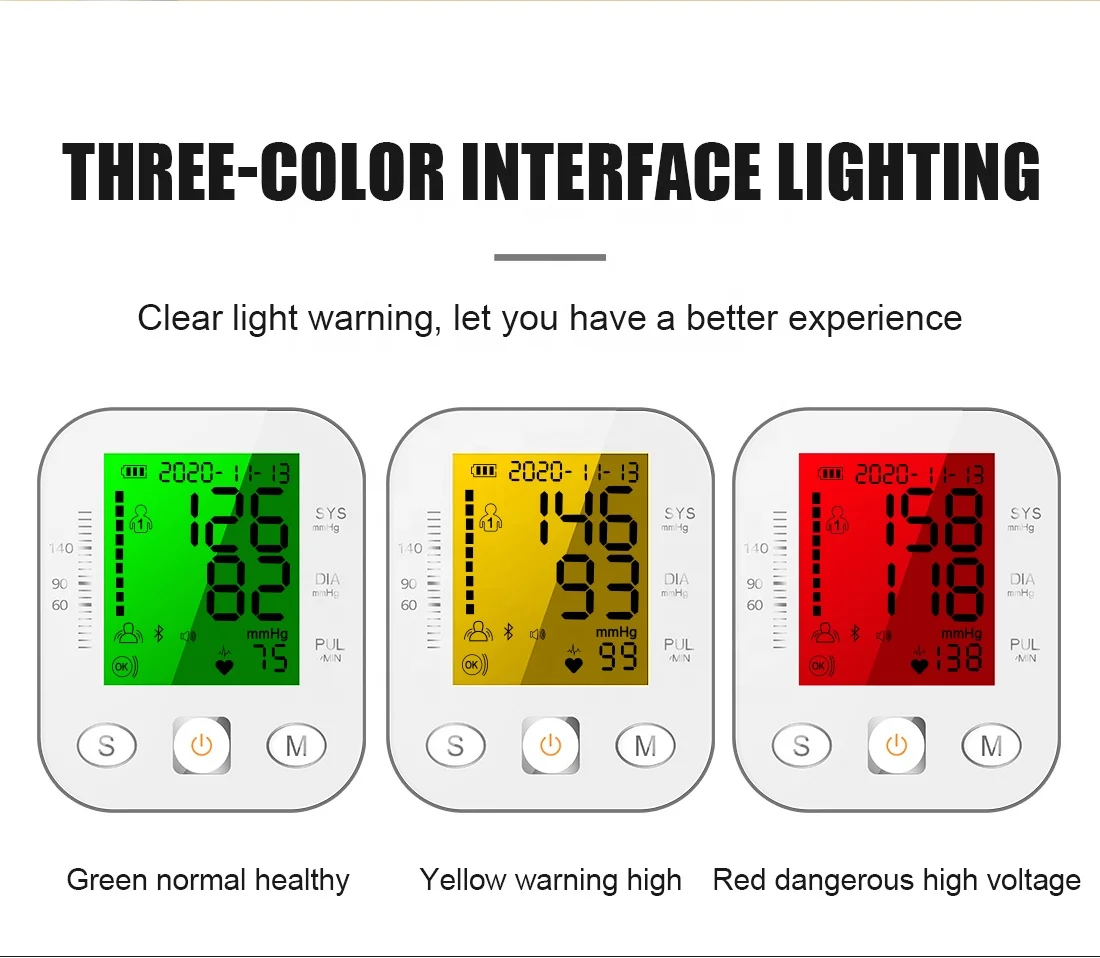 Ce Certified Factory Wholesale Price Upper Arm Digital Blood Pressure Measurement Blood Pressure Monitor